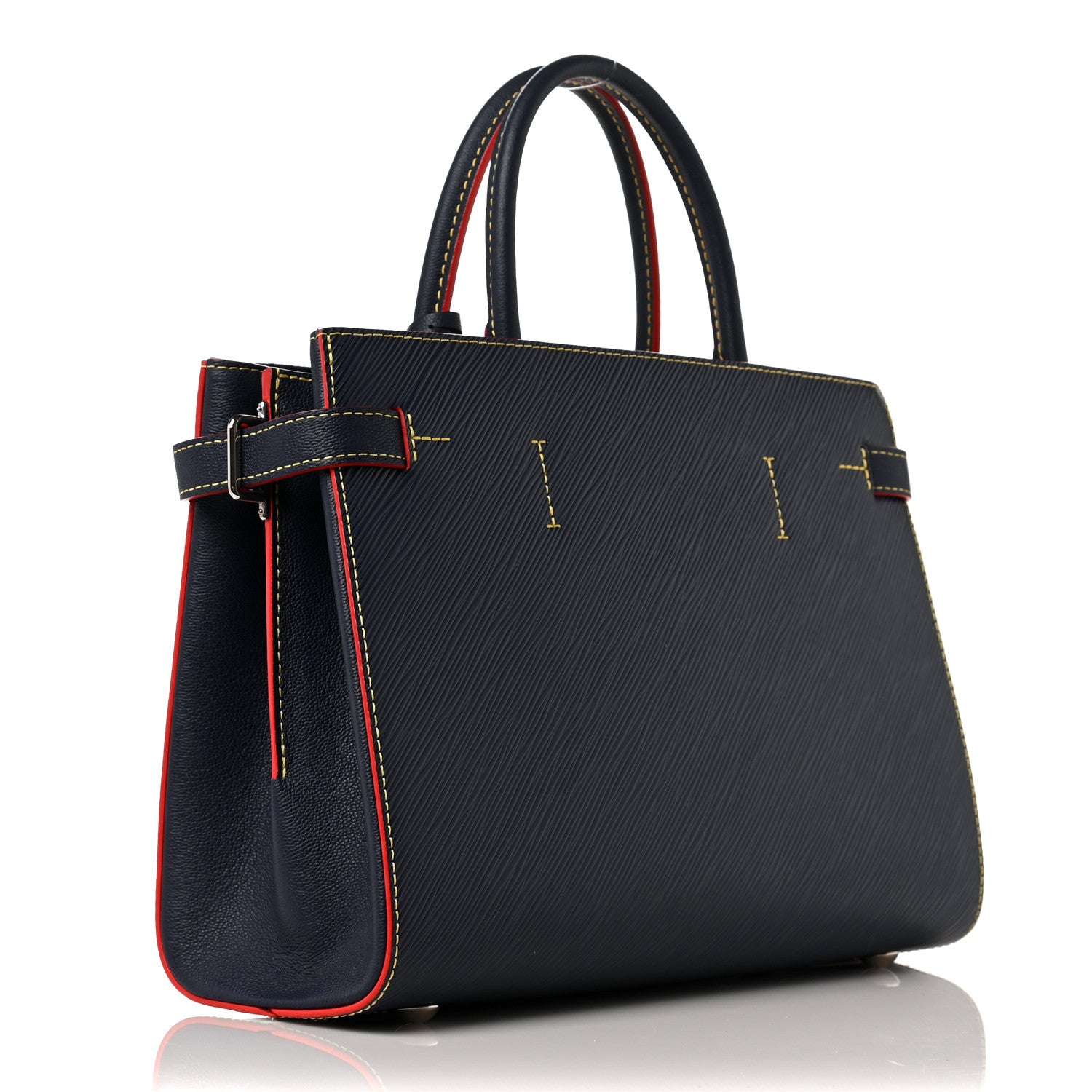 Louis Vuitton Epi Twist Tote Indigo 2 of 7