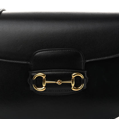 Gucci Azalea Calfskin Horsebit 1955 Shoulder Bag Black 8 of 10