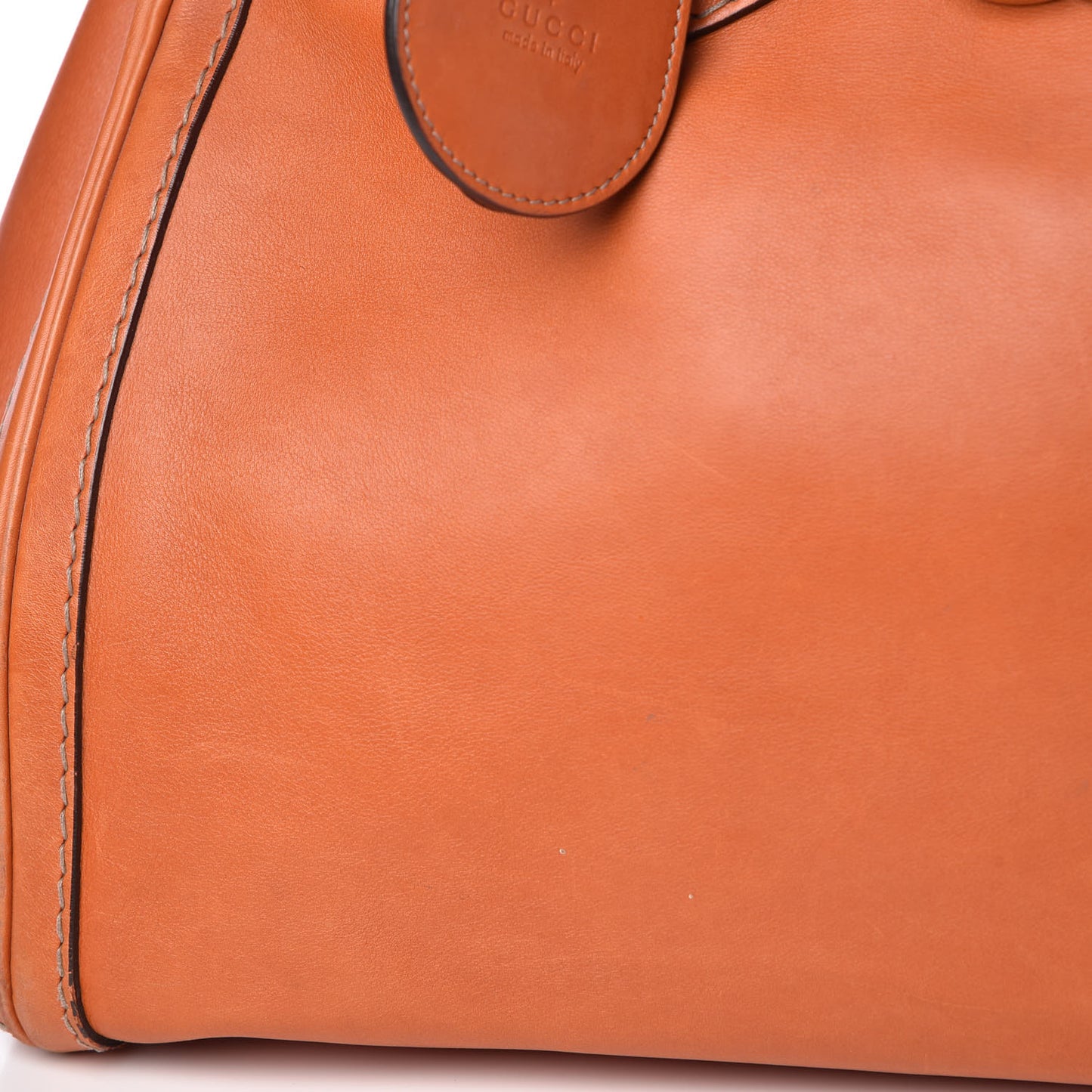 Calfskin Large GG Running Tote Orange