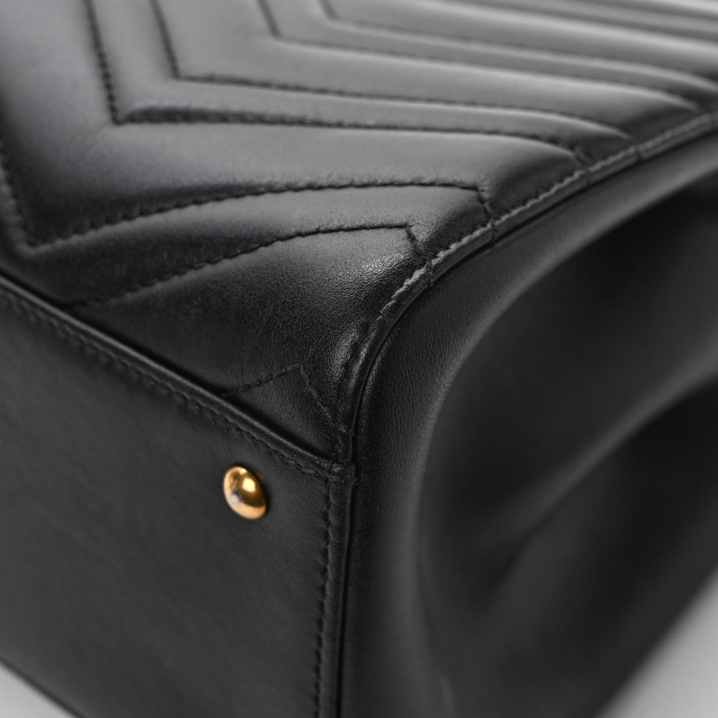 Calfskin Matelasse Small GG Marmont Tote Black