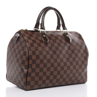 Louis Vuitton Damier Ebene Speedy 30 3 of 11