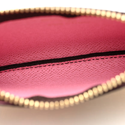 Louis Vuitton Monogram 2022 Christmas Animation Paris Key Pouch Pink 5 of 6