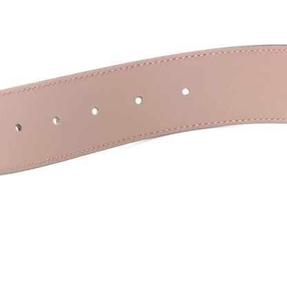 Gucci Calfskin Double G 40mm Belt 85 34 Porcelain Rose 4 of 5