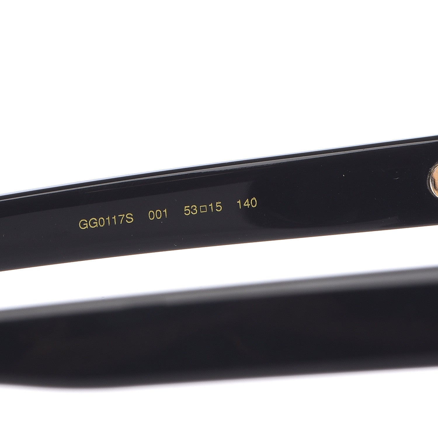 Gucci Cat Eye GG0117S Sunglasses Black 5 of 7