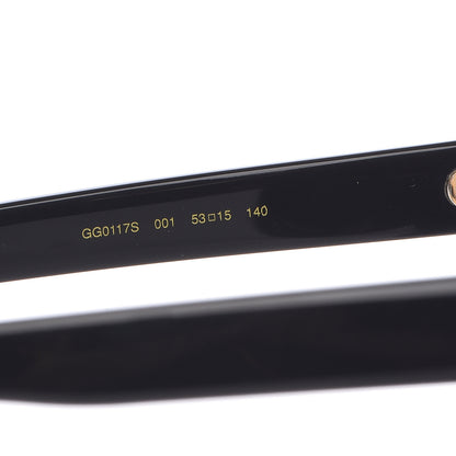 Gucci Cat Eye GG0117S Sunglasses Black 5 of 7