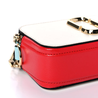 Marc Jacobs Saffiano Small Snapshot Camera Bag Porcelain Multi 11 of 12