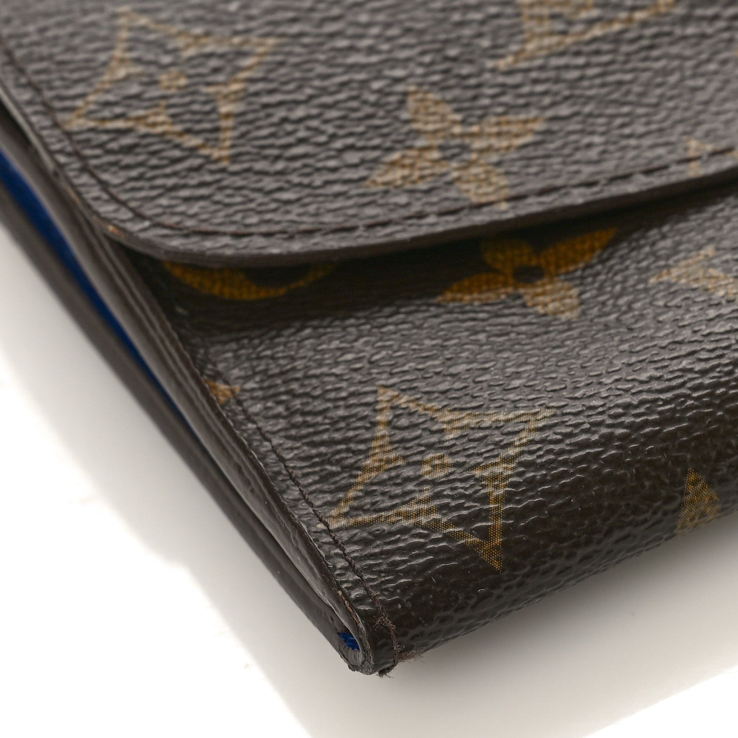 Louis Vuitton Monogram Emilie Wallet Blue 7 of 9