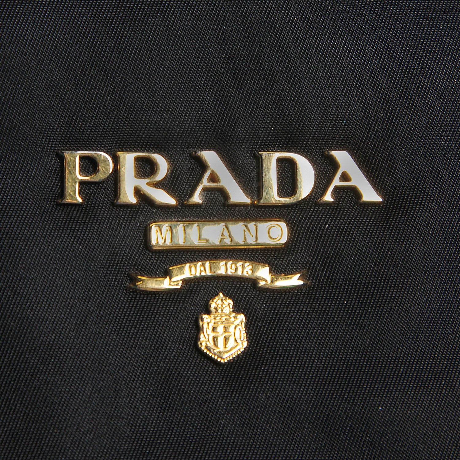 Prada Tessuto Soft Calf Tote Nero Black 10 of 10