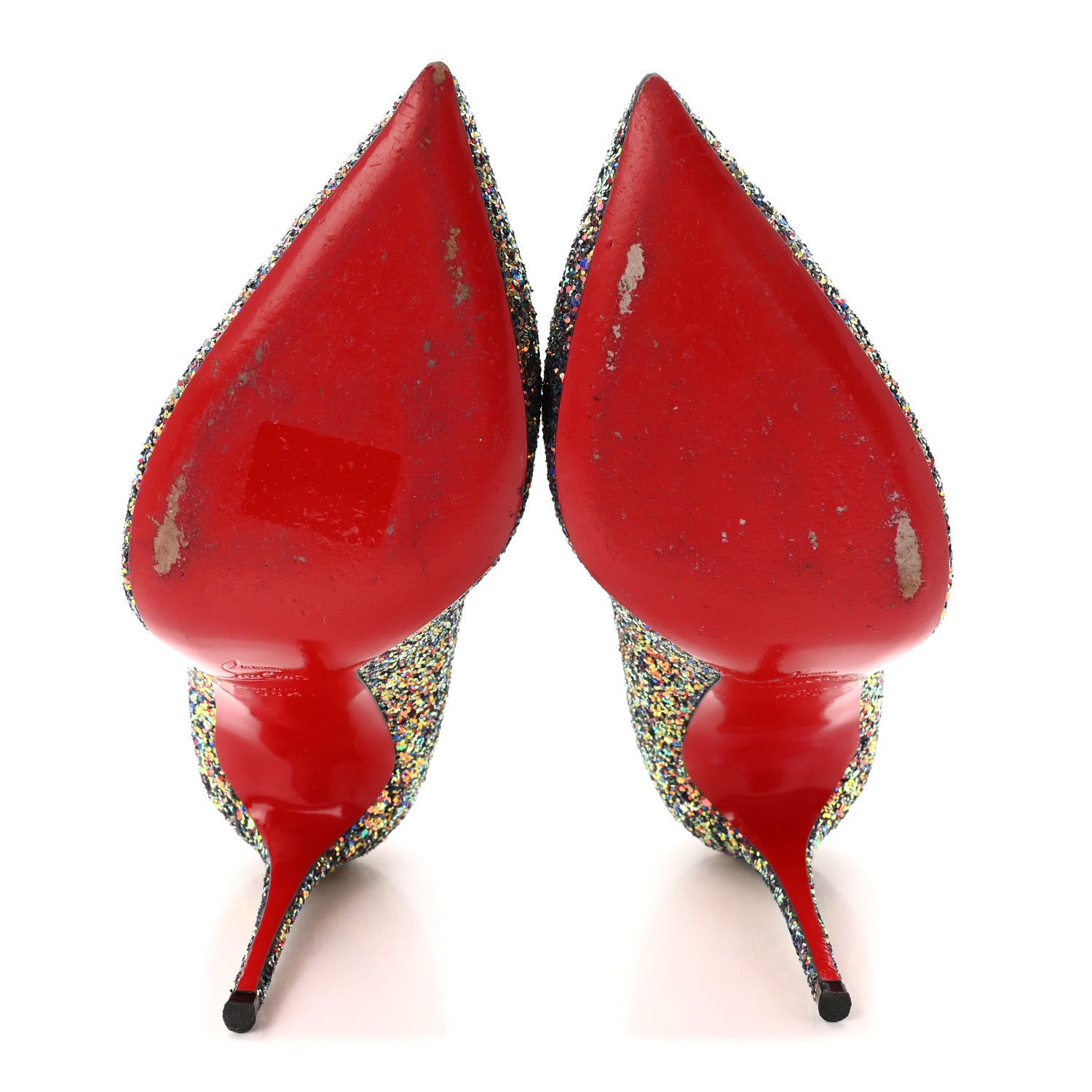 Christian Louboutin Glitter Milkyway Pigalle Follies 100 Pump 38.5 Multicolor 6 of 9