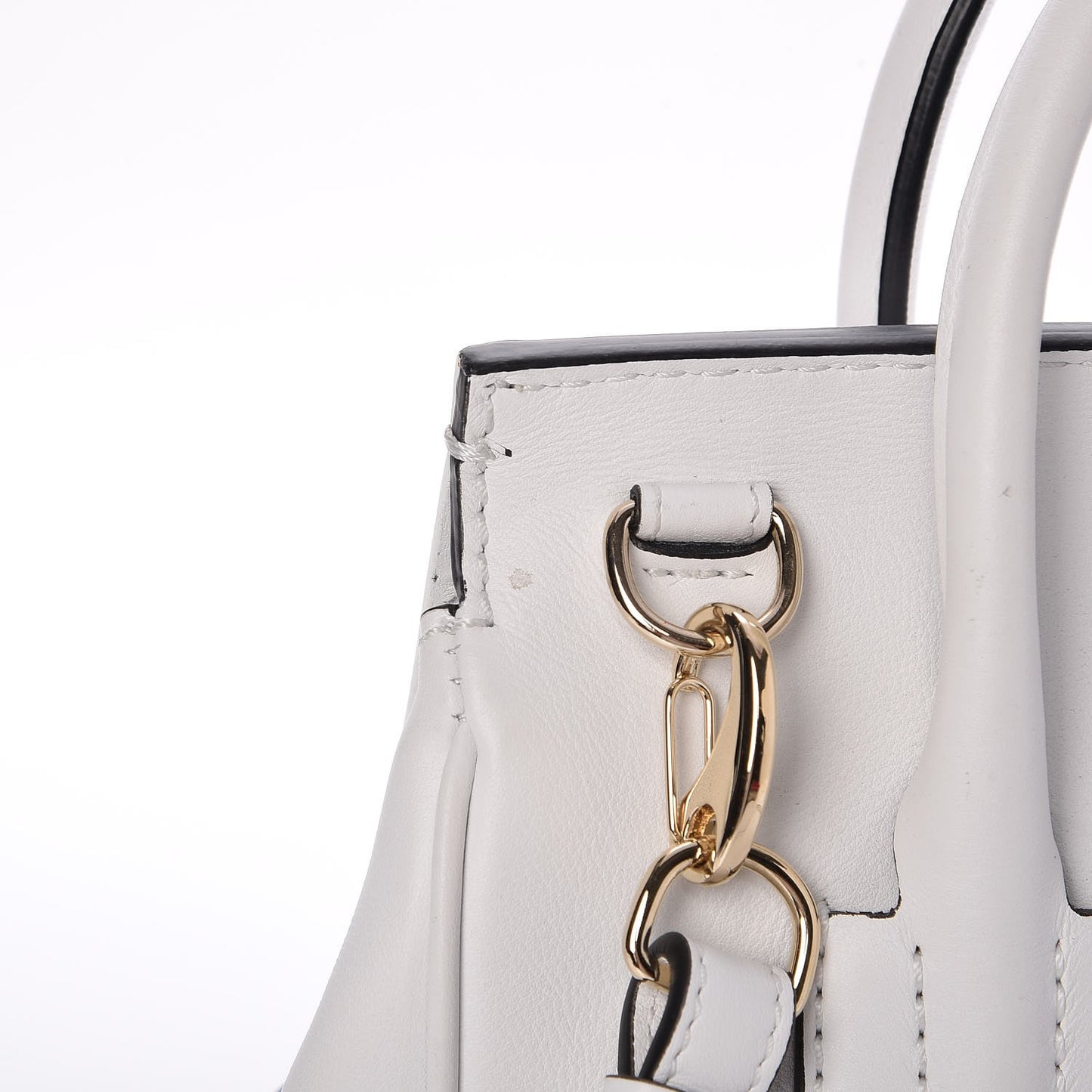 Calfskin Medium Palazzo Empire Bag White