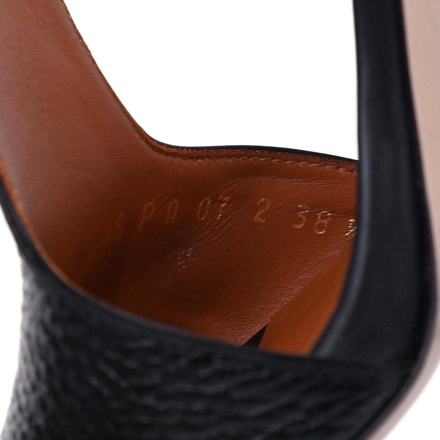 Valentino Garavani Grained Calfskin Rockstud Ankle Strap 5/105mm Sandals 38.5 Black 8 of 19