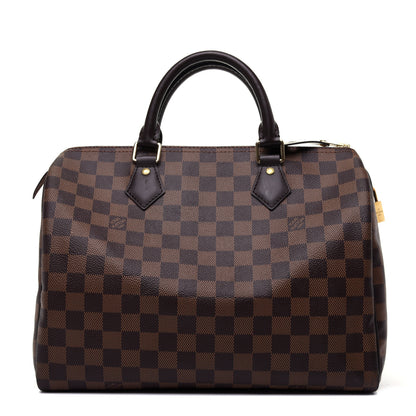 Louis Vuitton Damier Ebene Speedy 30 1 of 11