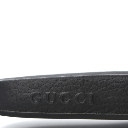 Gucci Satin Web Bow Slide Sandals 38 Black 8 of 11