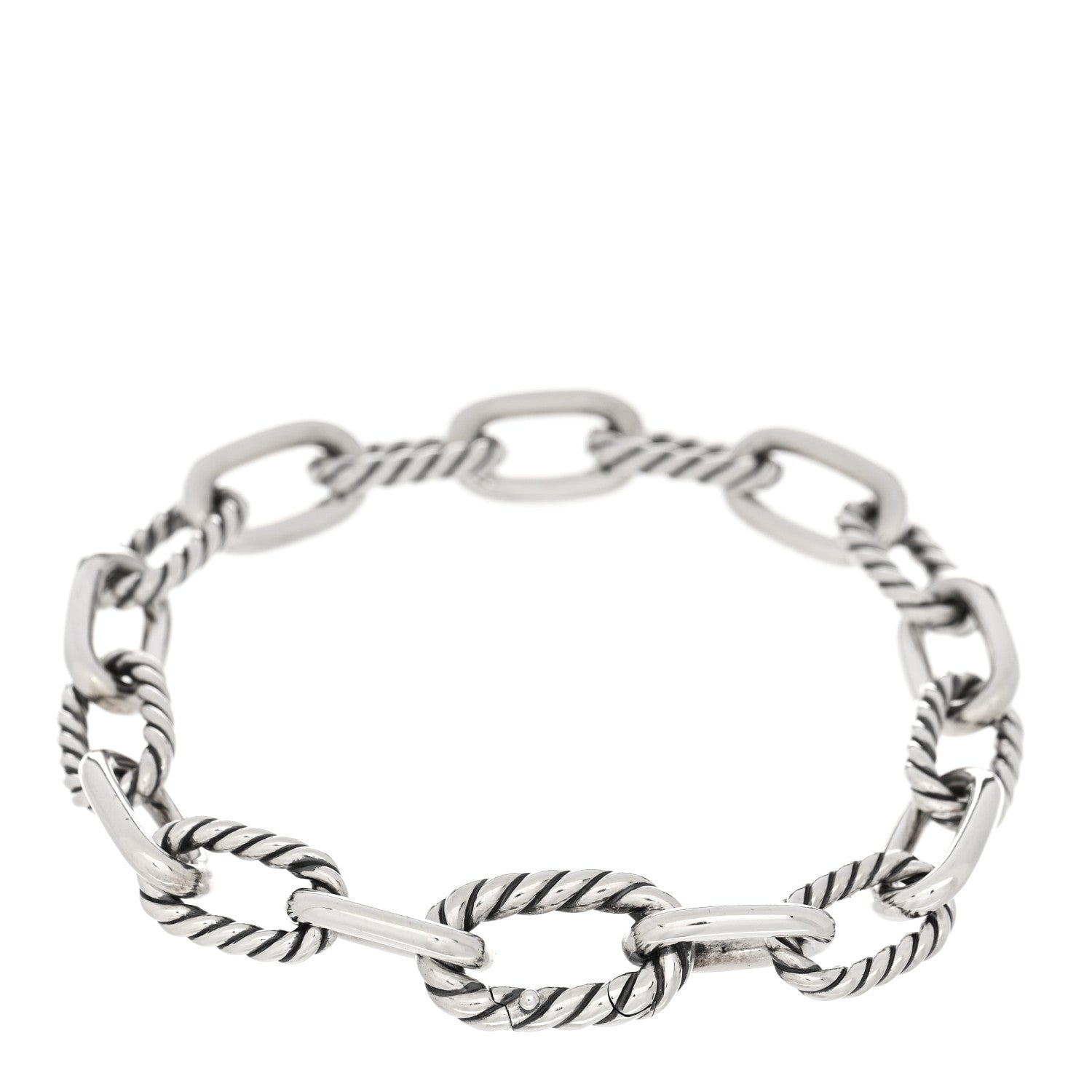 David Yurman Sterling Silver 8.5mm Madison Chain Bracelet 2 of 3