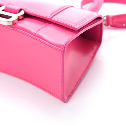 Balenciaga Shiny Box Calfskin Hourglass Top Handle Bag XS Acid Fuchsia 7 of 7