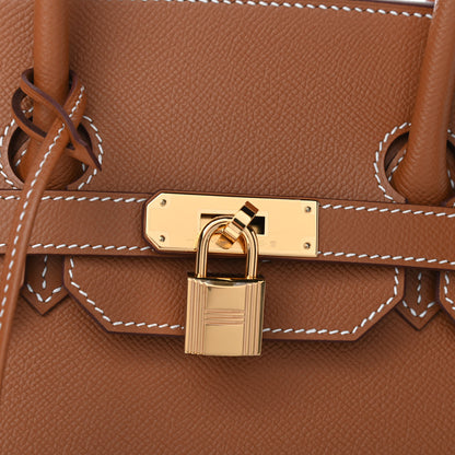 Hermes Madame Calfskin Birkin Sellier 35 Gold 10 of 11