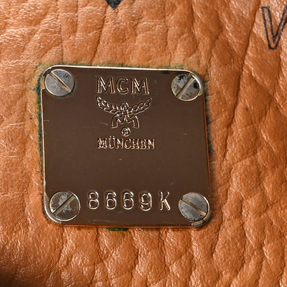 MCM Visetos Medium Project Reversible Shopper Tote Cognac 11 of 18