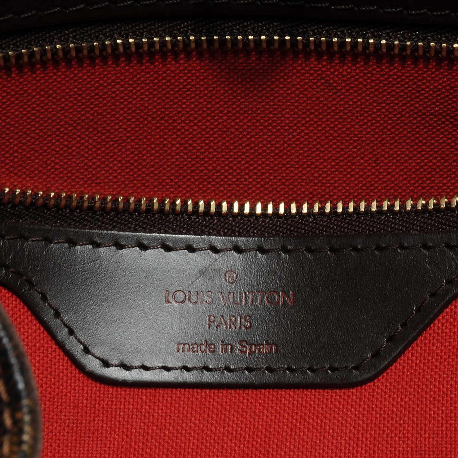 Louis Vuitton Damier Ebene Cabas Rivington 7 of 8