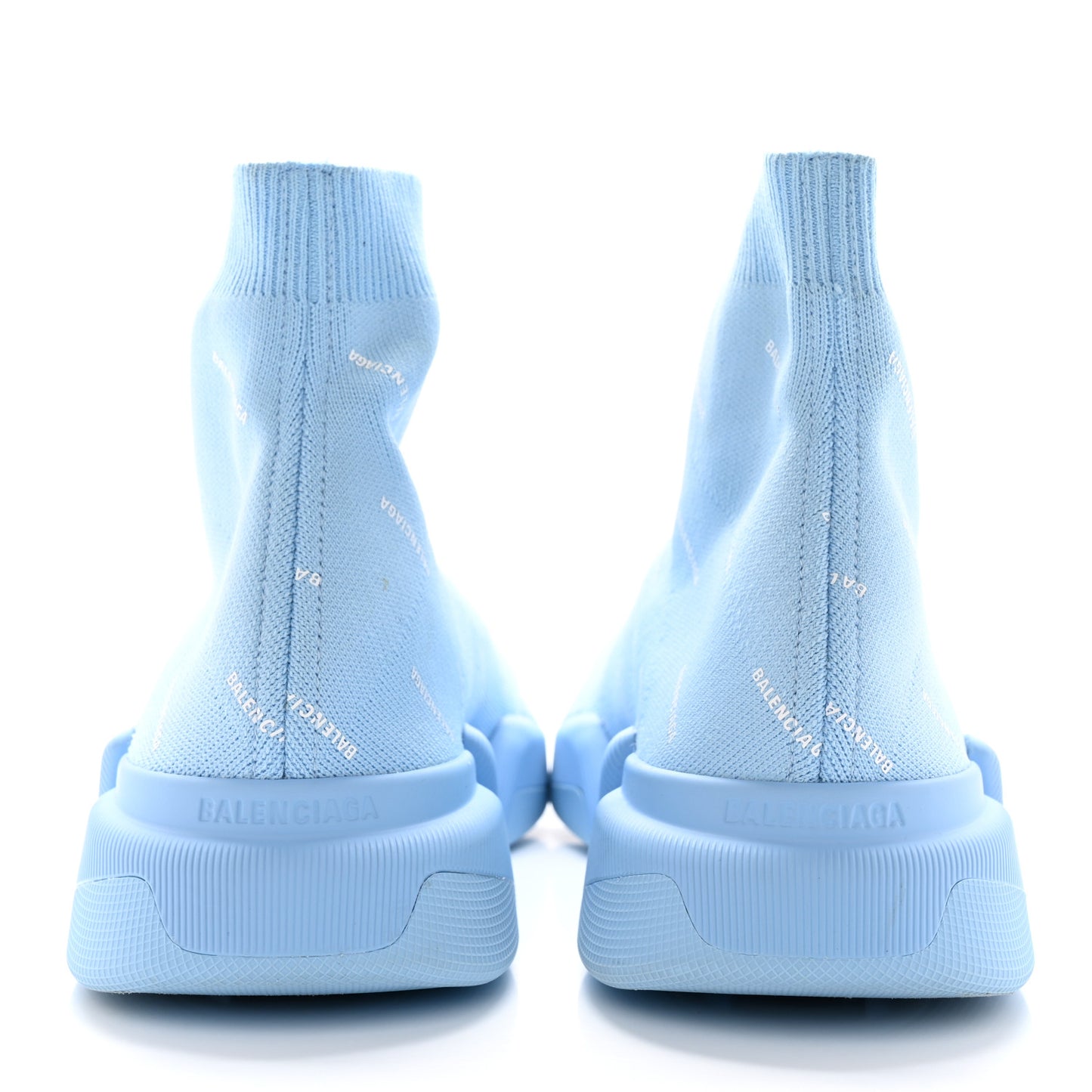 Technical 3D Recycled Knit Allover Logo Mens Speed 2.0 Sneakers 44 Soft Blue White