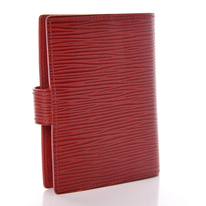 Louis Vuitton Epi Mini Agenda Rouge 3 of 7