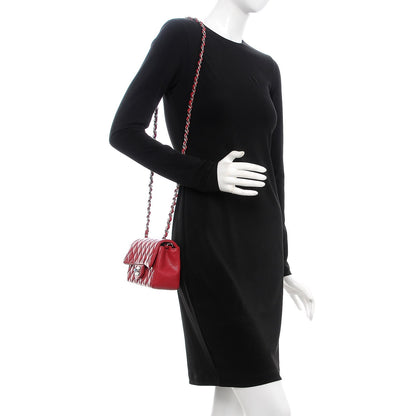 Chanel Caviar Quilted Mini Rectangular Flap Pink 2 of 8