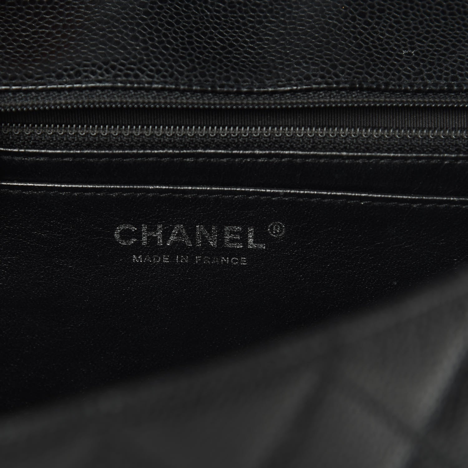 Chanel Caviar Quilted Jumbo Single Flap Black 6 of 15