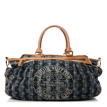 Louis Vuitton Denim Raye Cabas GM 1 of 4