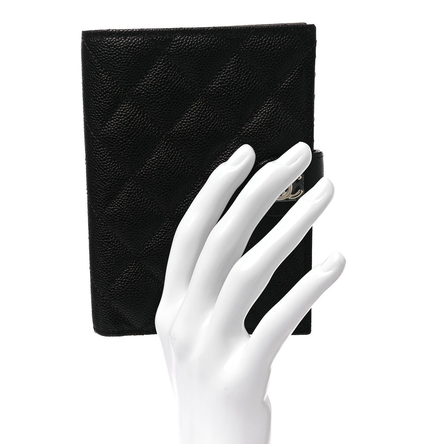 Chanel Caviar Quilted Passport Holder Black 2 of 9