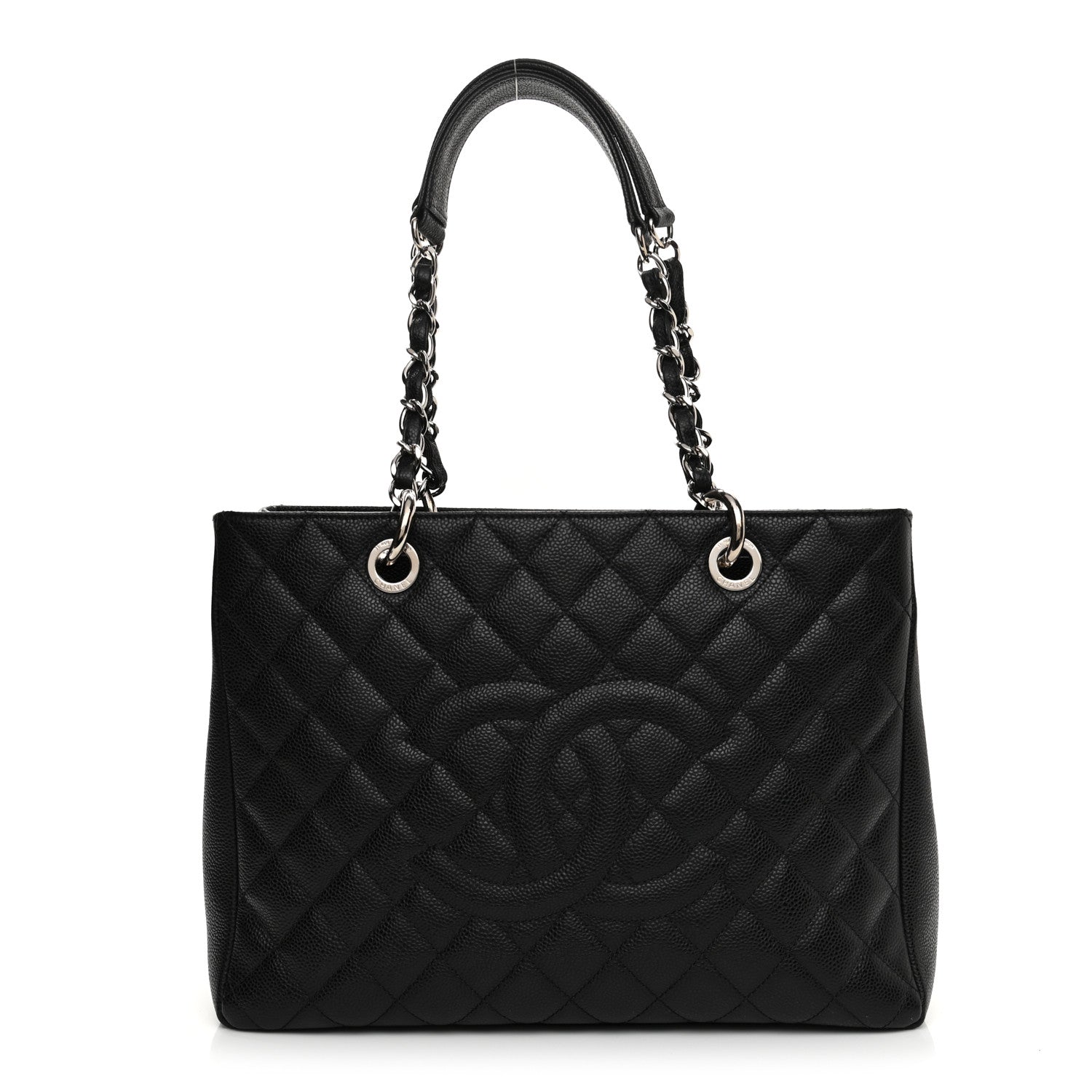 Chanel Caviar Quilted Grand Shopping Tote GST Black 1 of 10
