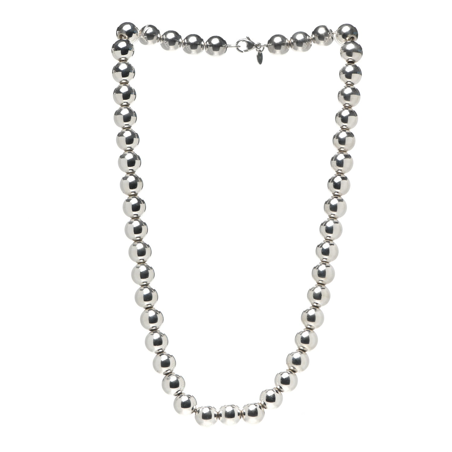 Tiffany Sterling Silver 10mm HardWear Ball Necklace 4 of 4