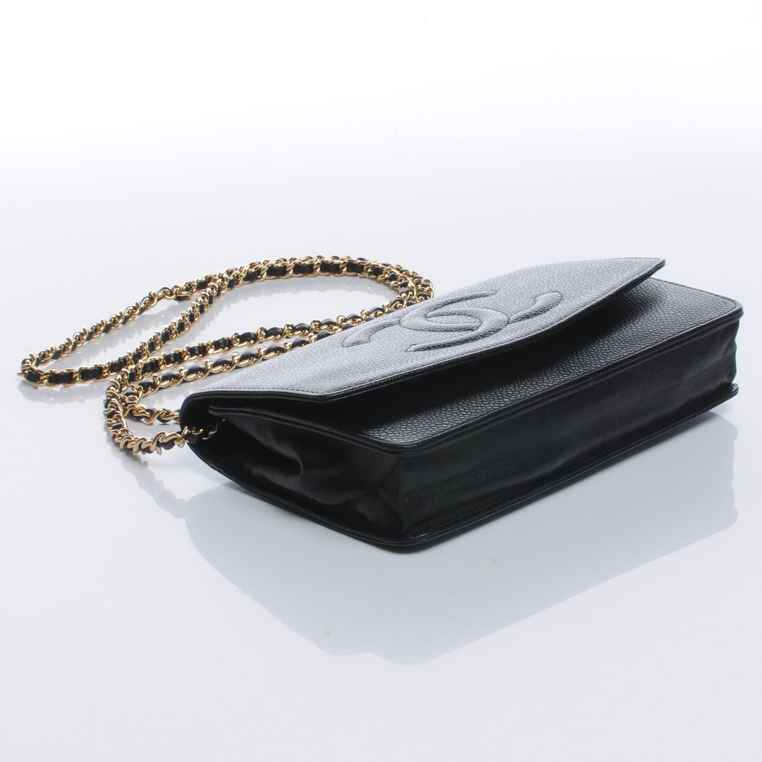 Chanel Caviar Wallet on Chain WOC Black 4 of 9
