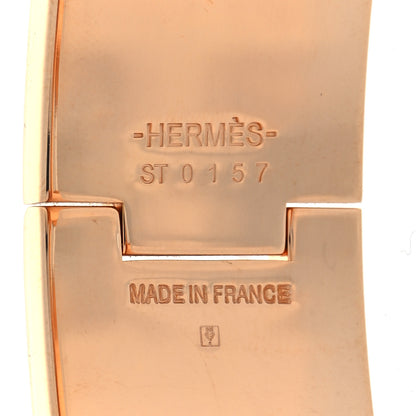 Hermes Enamel Wide Clic Clac H Bracelet GM Parme 5 of 5