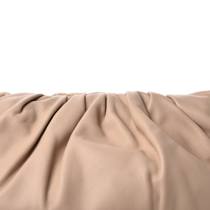 Bottega Veneta Smooth Butter Calf The Pouch Oversized Clutch Nude 9 of 9