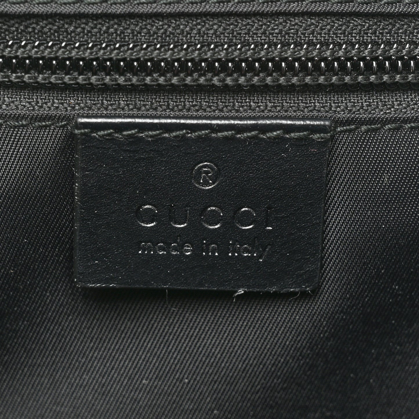 GG Supreme Monogram Web Flap Messenger Bag Black