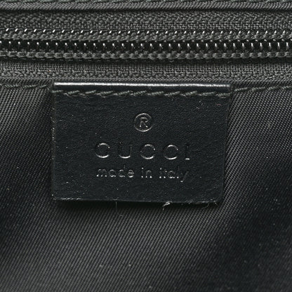 Gucci GG Supreme Monogram Web Flap Messenger Bag Black 5 of 12