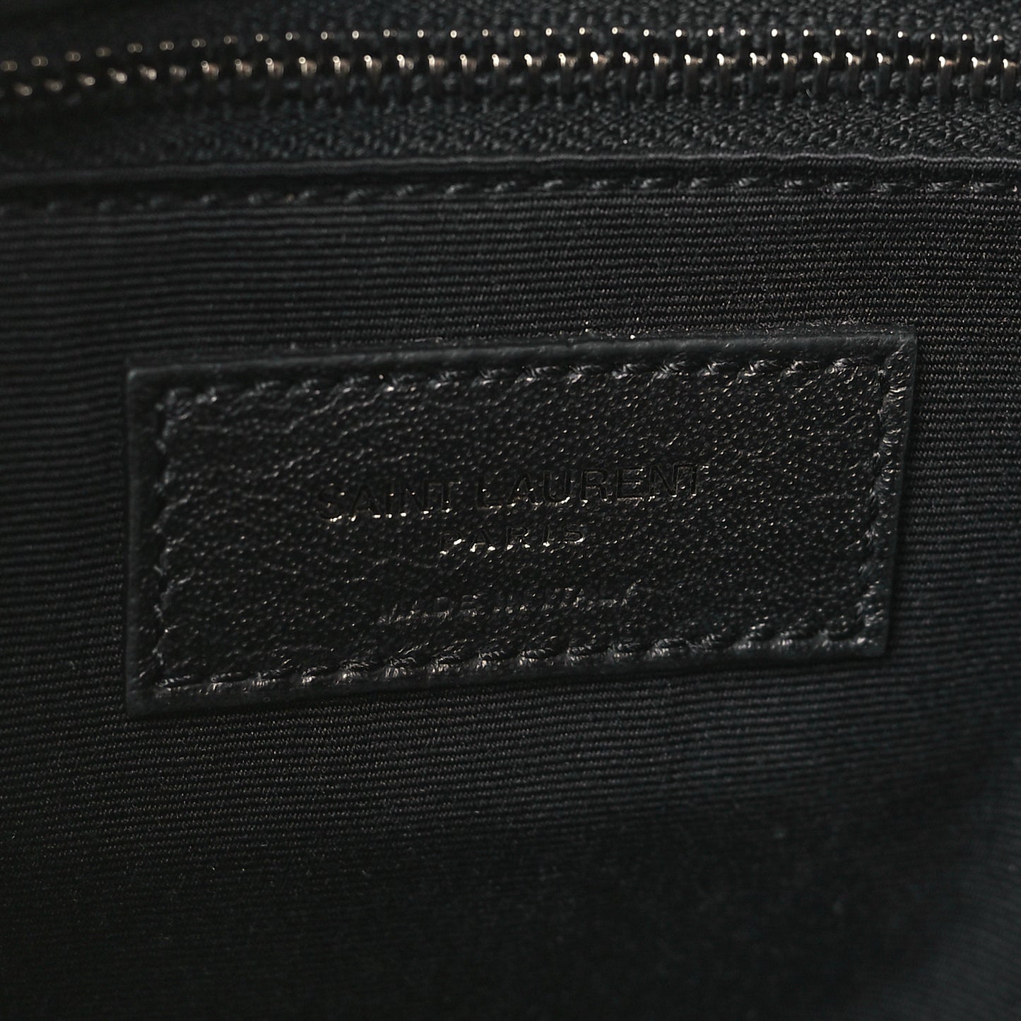 Nubuck Crocodile Embossed Monogram Medium Niki Chain Satchel Black