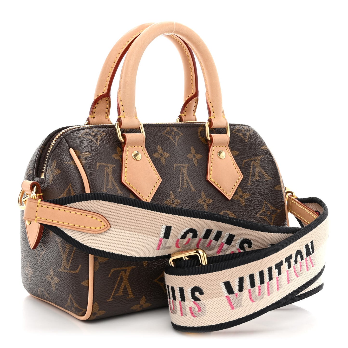 Monogram Speedy Bandouliere 20 Black