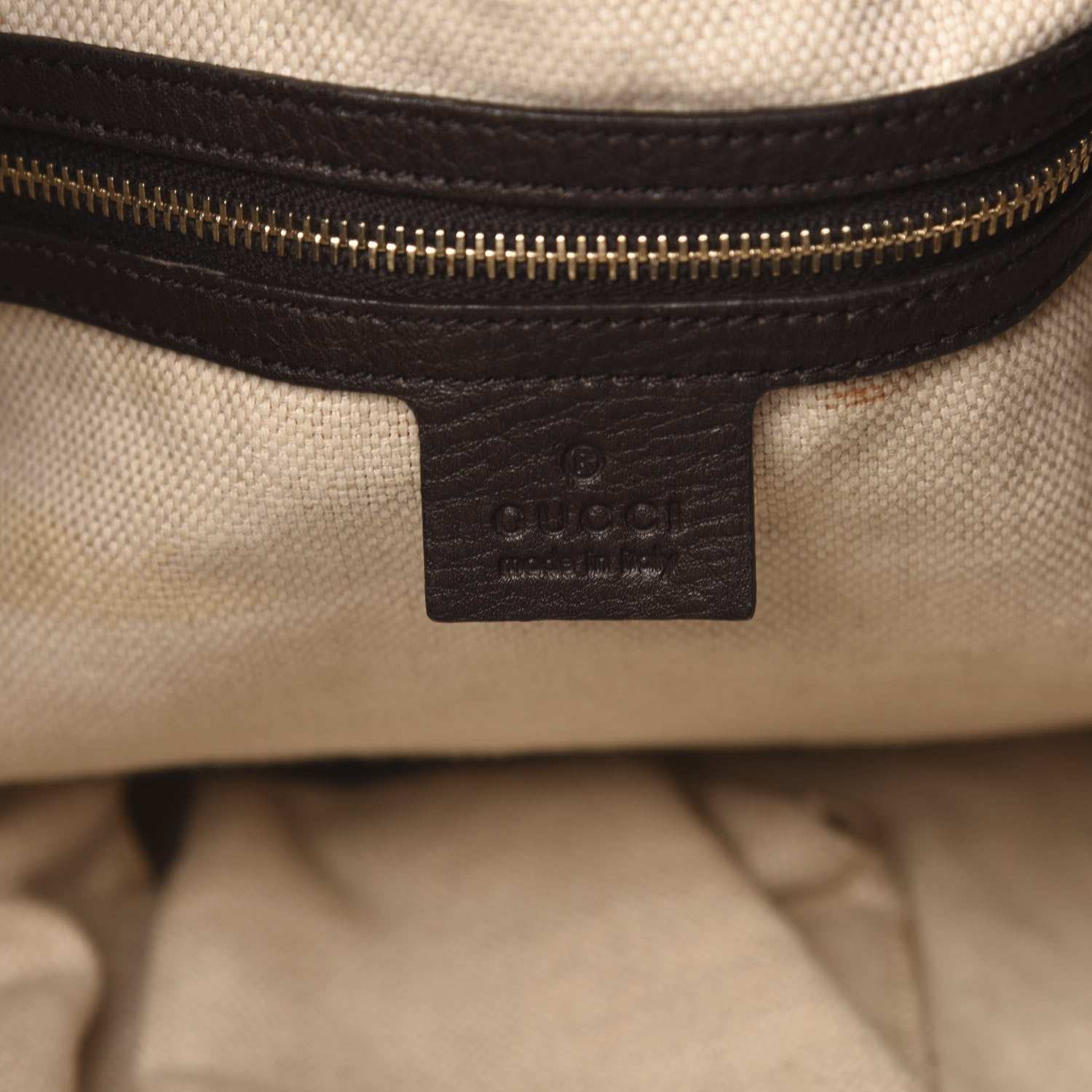 Gucci Monogram Medium Diana Bamboo Shoulder Bag Dark Brown 6 of 11