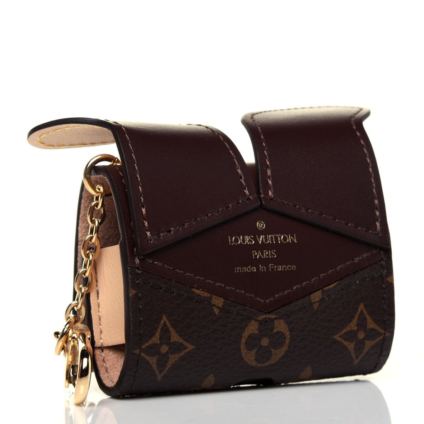 Monogram Dog Earpods Case Marron