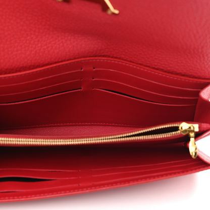 Louis Vuitton Taurillon Capucines Wallet Rubis 5 of 9