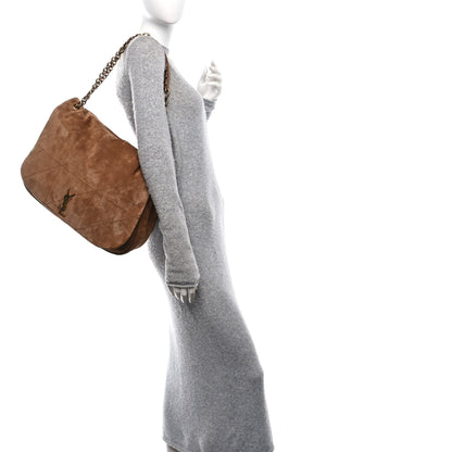 Saint Laurent Suede Matelasse Monogram Large Jamie 4.3 Snuff 2 of 10