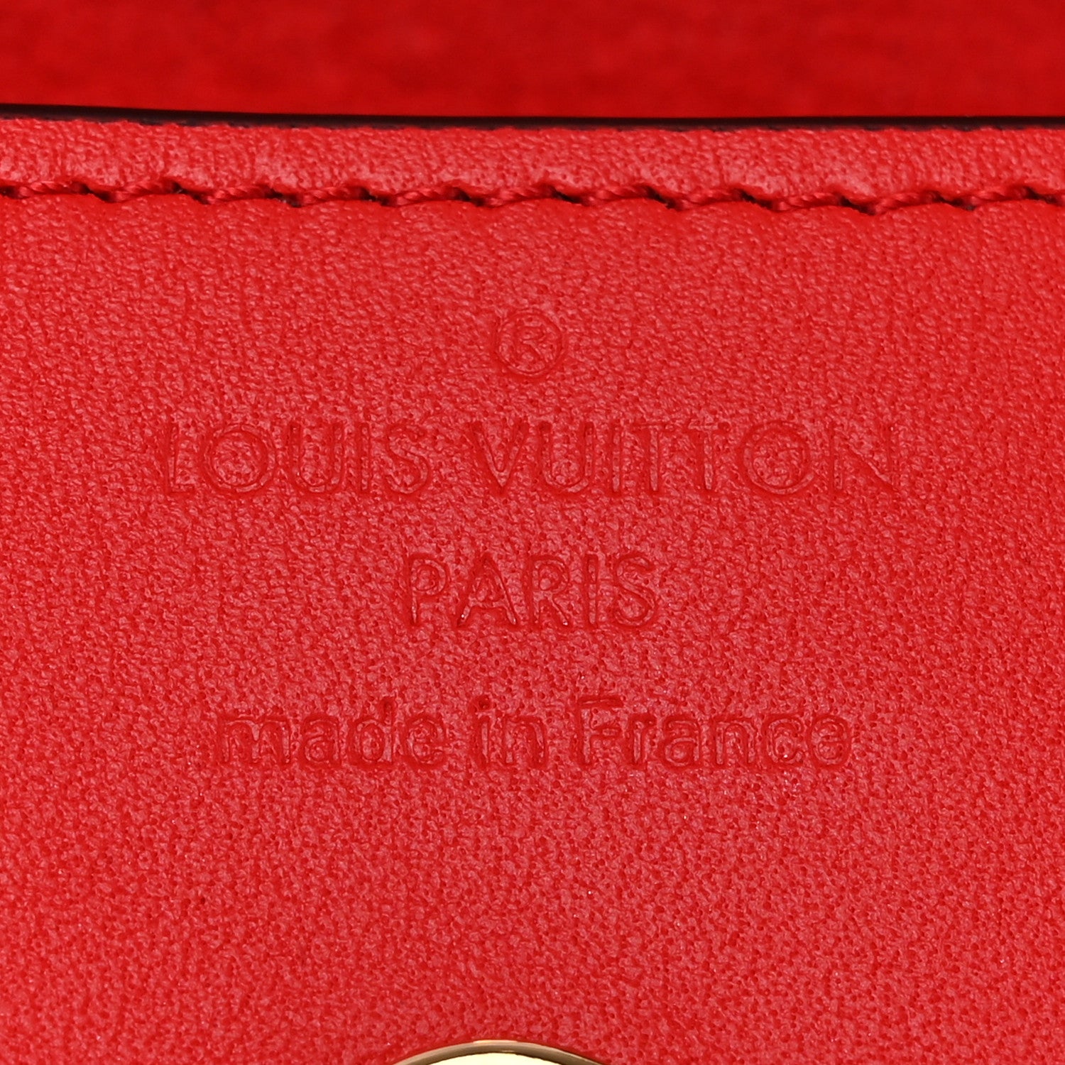 Louis Vuitton Monogram Woody Sunglass Case Rouge 6 of 9