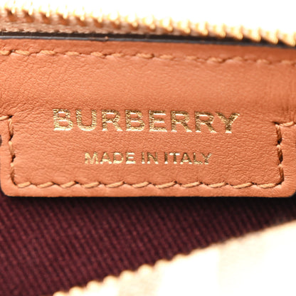 Burberry Vintage Check Mini Bowling Bag Briar Brown 6 of 10