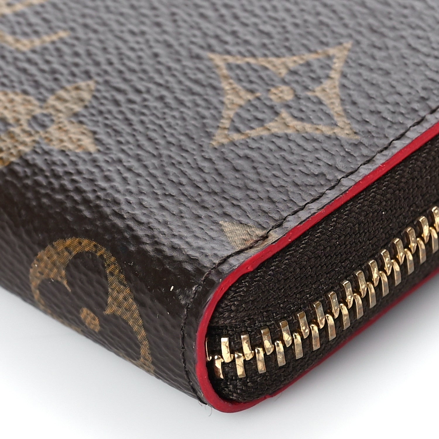 Louis Vuitton Monogram Blooming Flowers Clemence Wallet Coquelicot