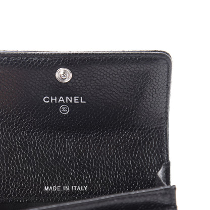 Chanel Caviar Quilted Incognito Flap Card Holder Black 8 of 12