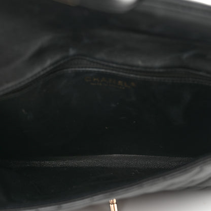 Chanel Lambskin Quilted Flap Clutch Black 5 of 9