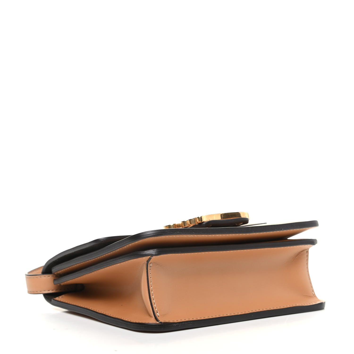 Fendi Vitello King Karligraphy Crossbody Bag Biscuit 4 of 8