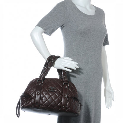 Chanel Leather Lady Braid Tote Brown 2 of 7