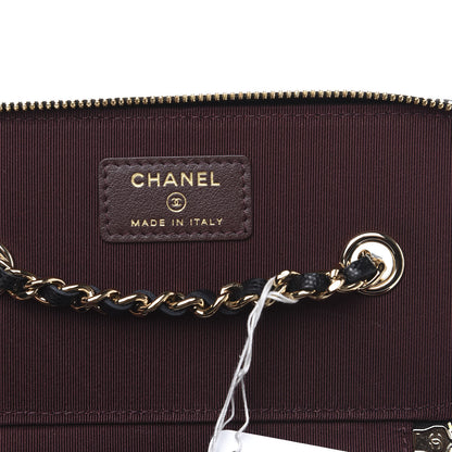 Chanel Caviar Quilted Small Vanity Case With Chain Black 5 of 8