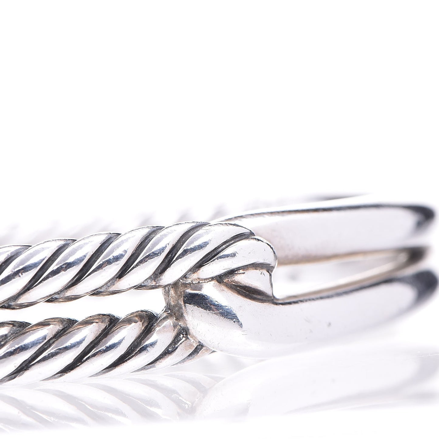 Sterling Silver 10mm Single Loop Labyrinth Bracelet